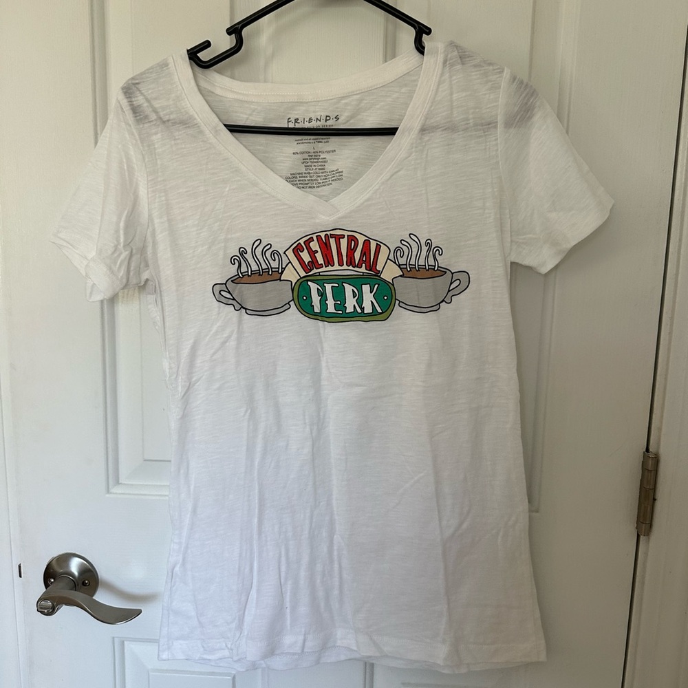 Friends TV Show Central Perk V-Neck T-Shirt
